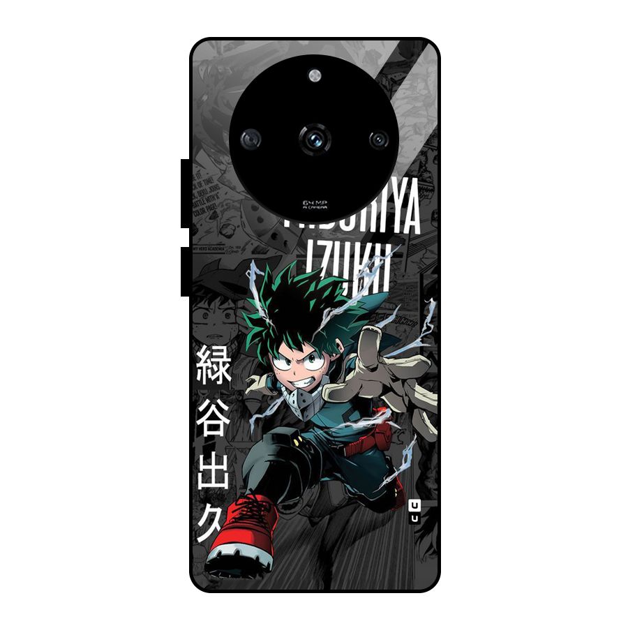 Young Midoriya Glass Back Case for Realme Narzo 60 5G
