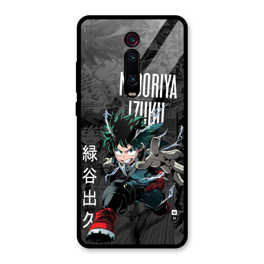Young Midoriya Glass Back Case for Redmi K20