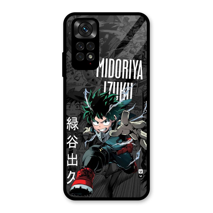 Young Midoriya Glass Back Case for Redmi Note 11S