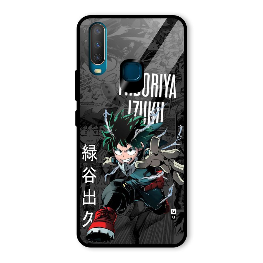 Young Midoriya Glass Back Case for Vivo U10