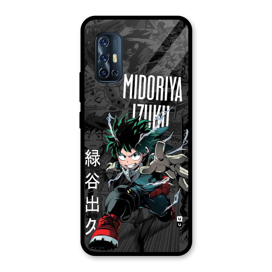 Young Midoriya Glass Back Case for Vivo V17