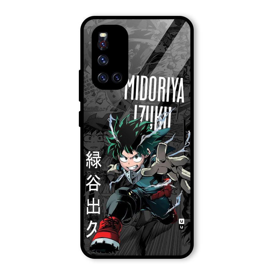 Young Midoriya Glass Back Case for Vivo V19