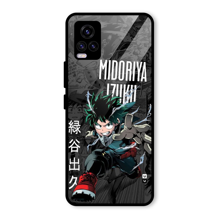 Young Midoriya Glass Back Case for Vivo V20
