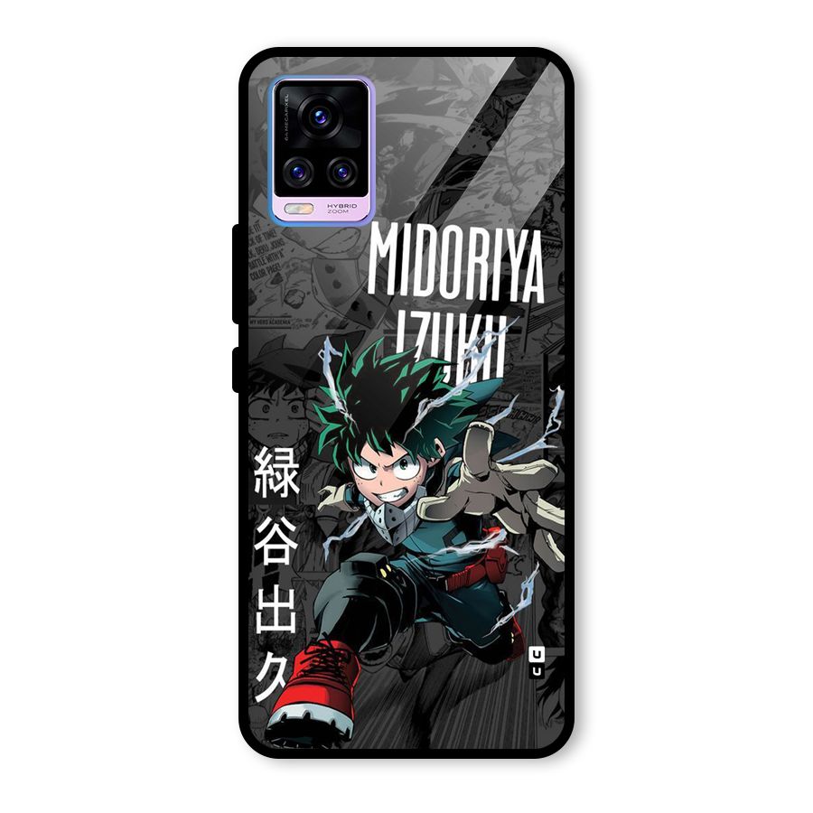 Young Midoriya Glass Back Case for Vivo V20 Pro