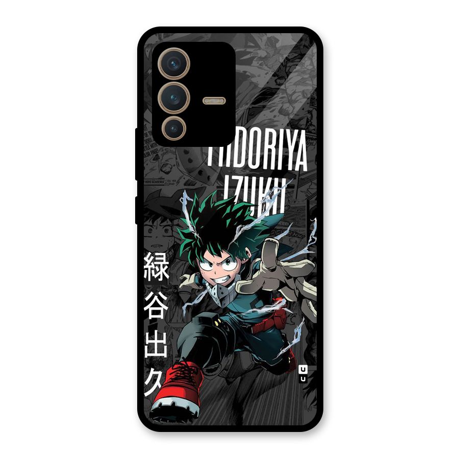 Young Midoriya Glass Back Case for Vivo V23 5G