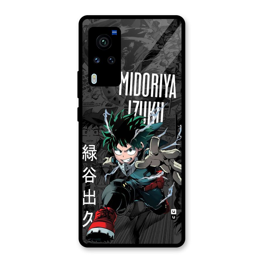 Young Midoriya Glass Back Case for Vivo X60 Pro
