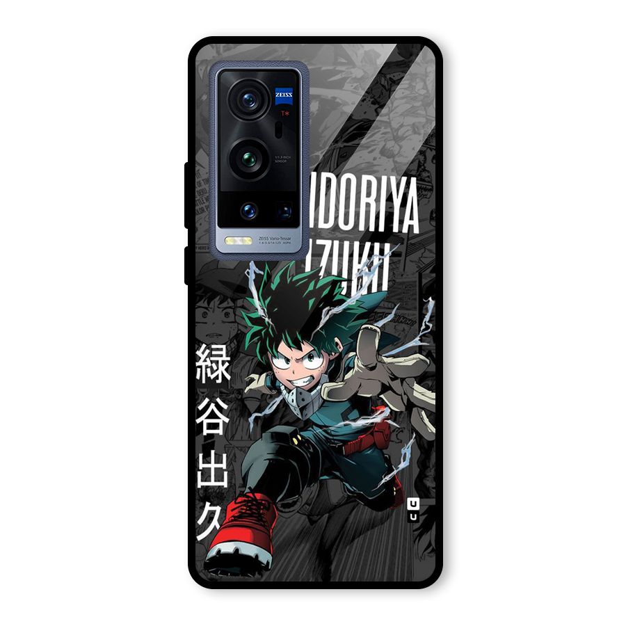 Young Midoriya Glass Back Case for Vivo X60 Pro Plus