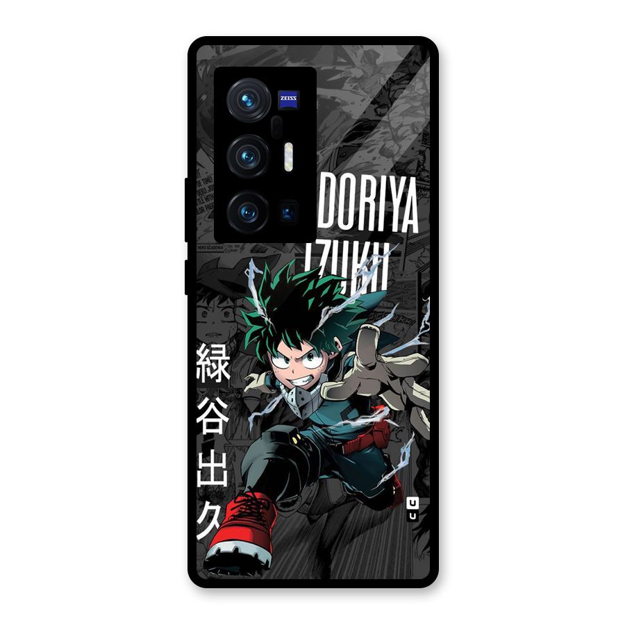 Young Midoriya Glass Back Case for Vivo X70 Pro Plus