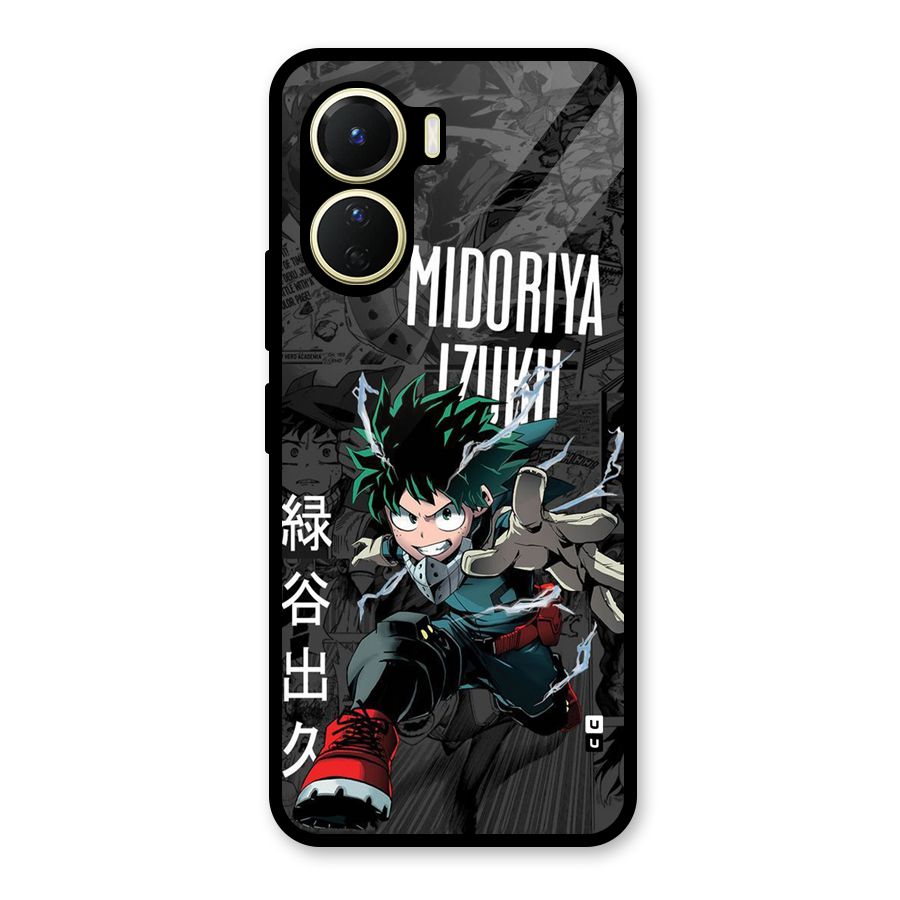 Young Midoriya Glass Back Case for Vivo Y16