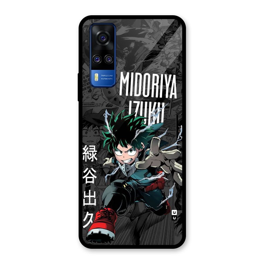 Young Midoriya Glass Back Case for Vivo Y31