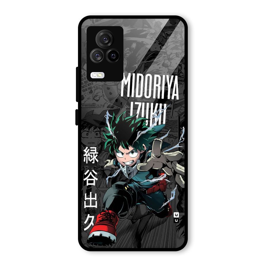 Young Midoriya Glass Back Case for Vivo iQOO 7 Legend 5G