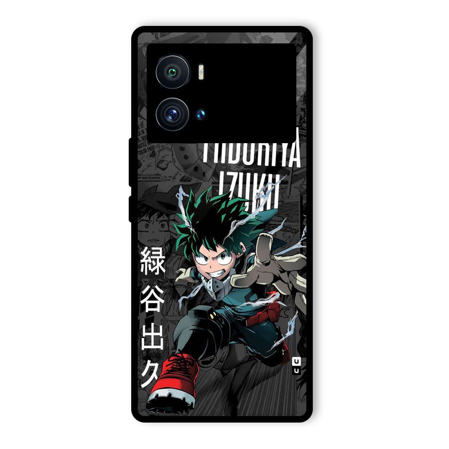 Young Midoriya Glass Back Case for Vivo iQOO 9 Pro