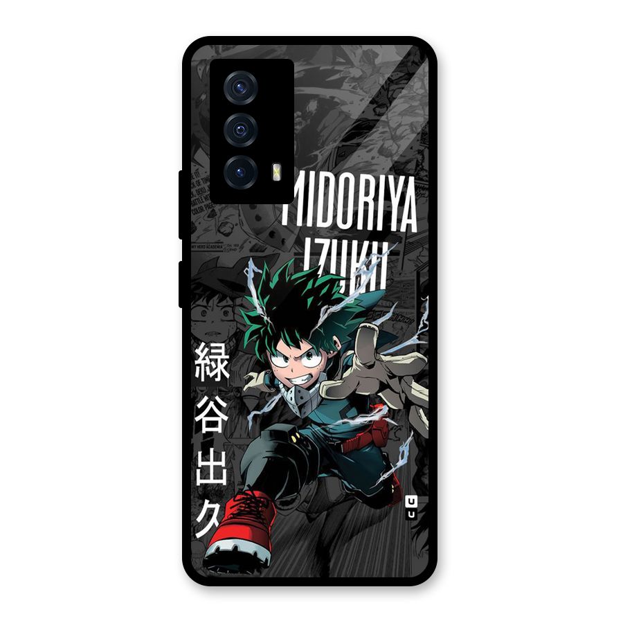 Young Midoriya Glass Back Case for Vivo iQOO Z5