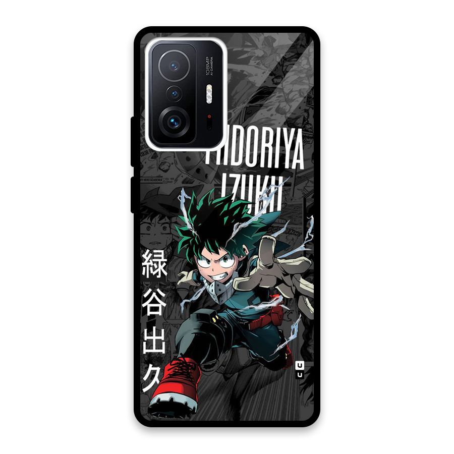 Young Midoriya Glass Back Case for Xiaomi 11T Pro