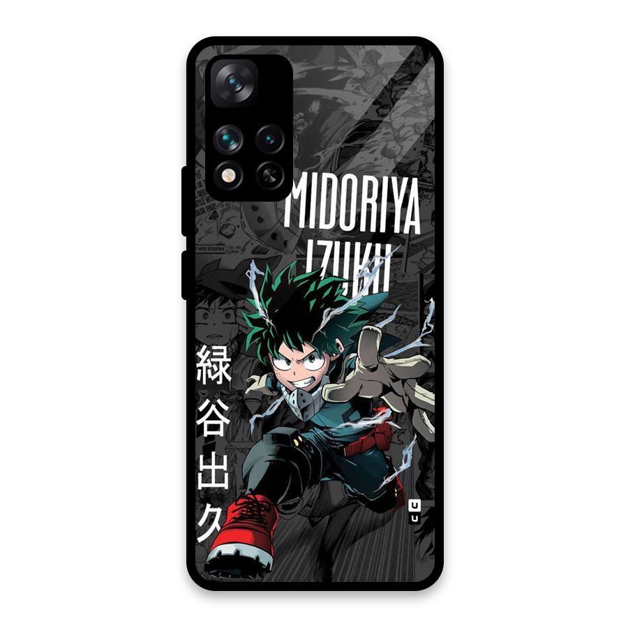 Young Midoriya Glass Back Case for Xiaomi 11i HyperCharge 5G
