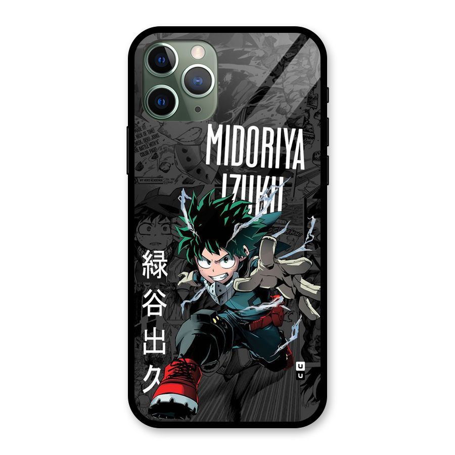 Young Midoriya Glass Back Case for iPhone 11 Pro