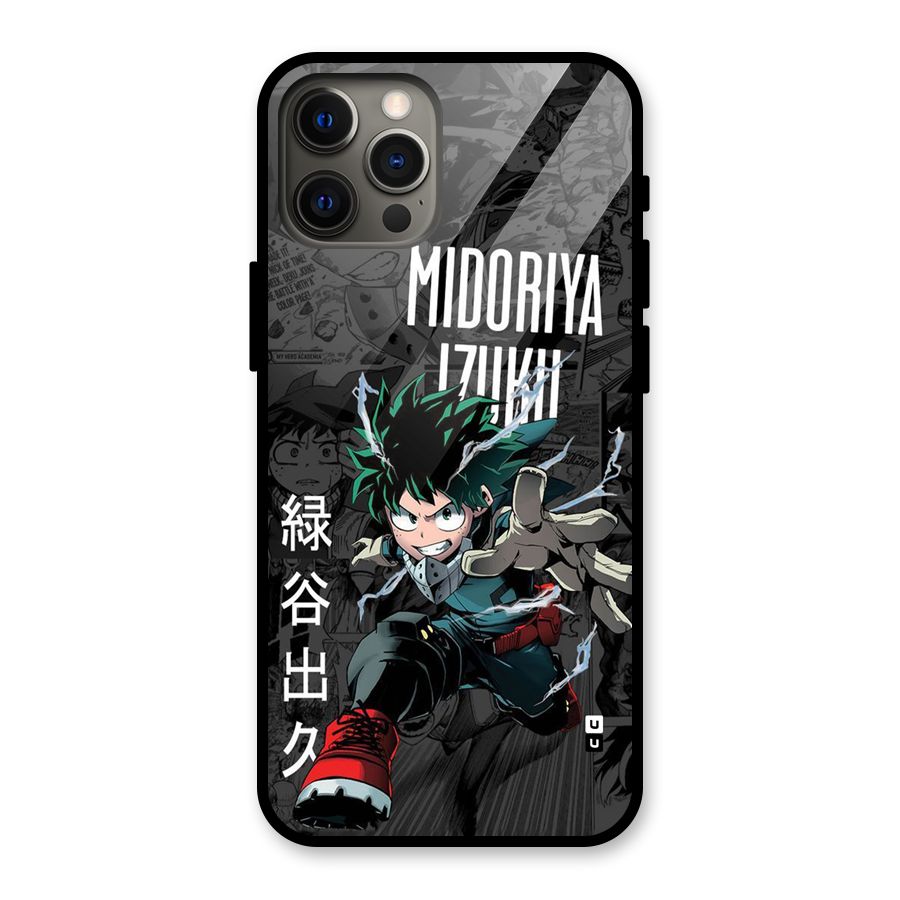 Young Midoriya Glass Back Case for iPhone 12 Pro Max