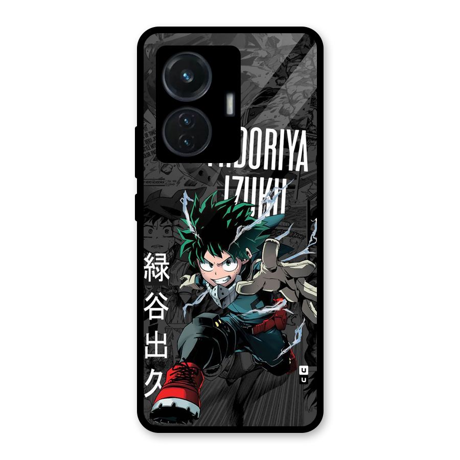 Young Midoriya Glass Back Case for iQOO Z6 44W