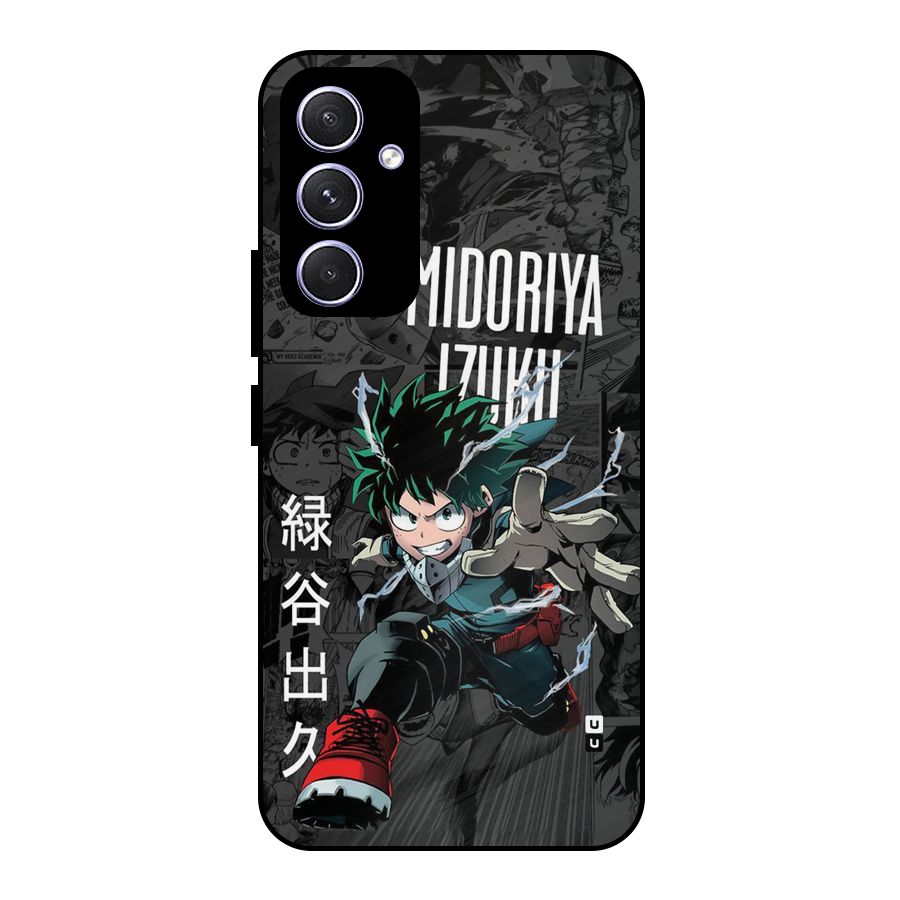 Young Midoriya Metal Back Case for Galaxy A54