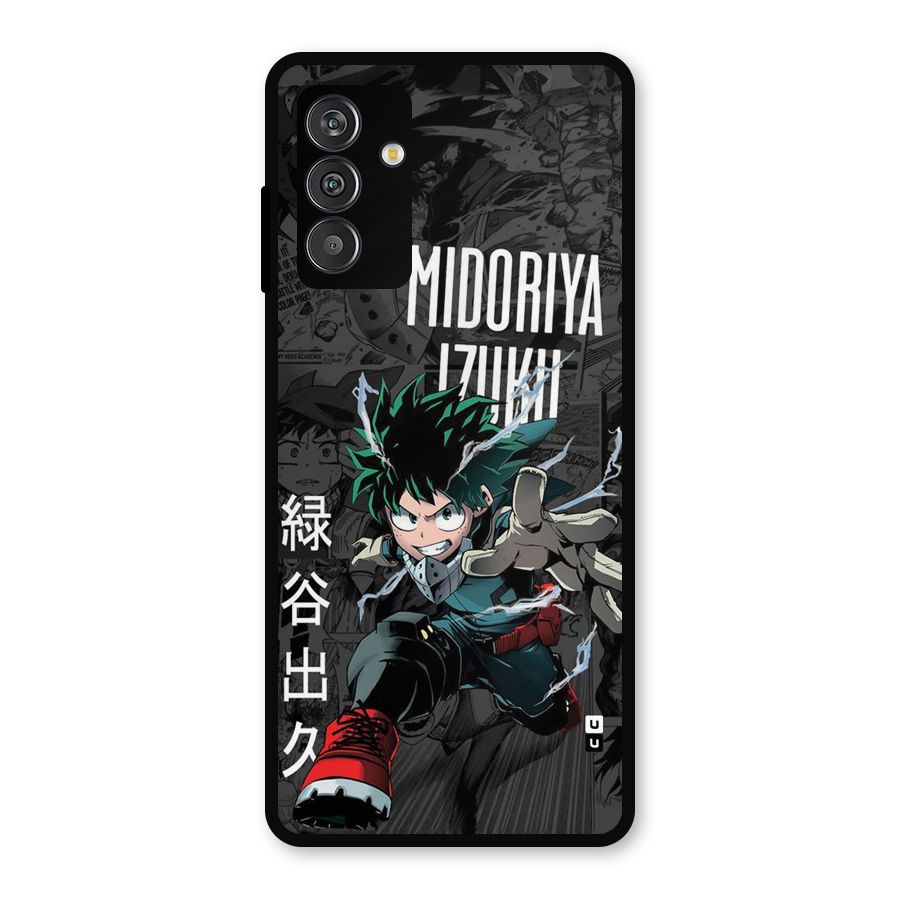 Young Midoriya Metal Back Case for Galaxy F13
