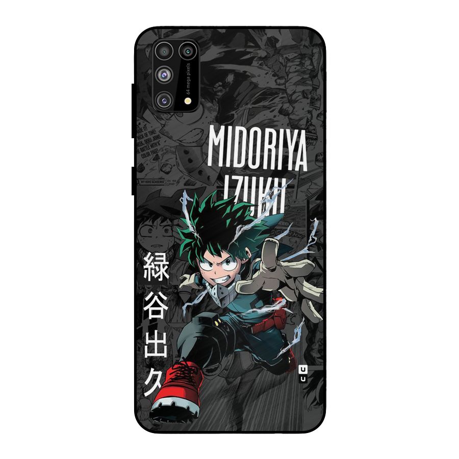 Young Midoriya Metal Back Case for Galaxy F41