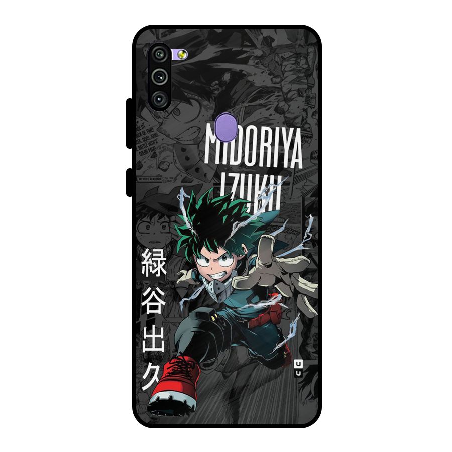 Young Midoriya Metal Back Case for Galaxy M11