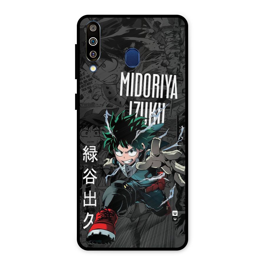 Young Midoriya Metal Back Case for Galaxy M30