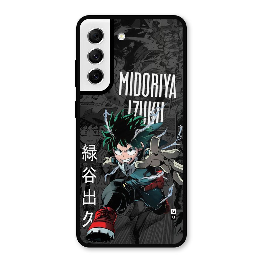 Young Midoriya Metal Back Case for Galaxy S21 FE 5G