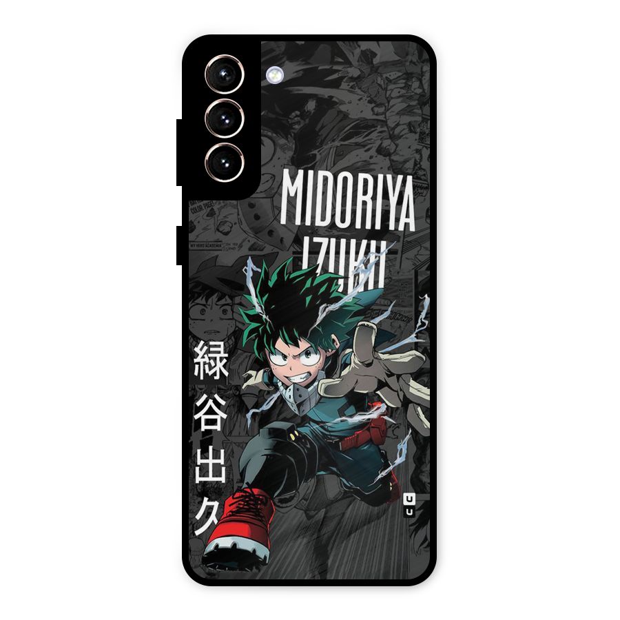 Young Midoriya Metal Back Case for Galaxy S21 Plus