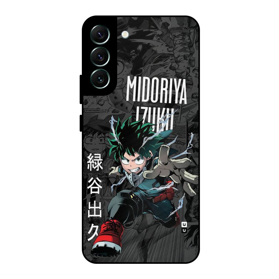 Young Midoriya Metal Back Case for Galaxy S22 Plus 5G