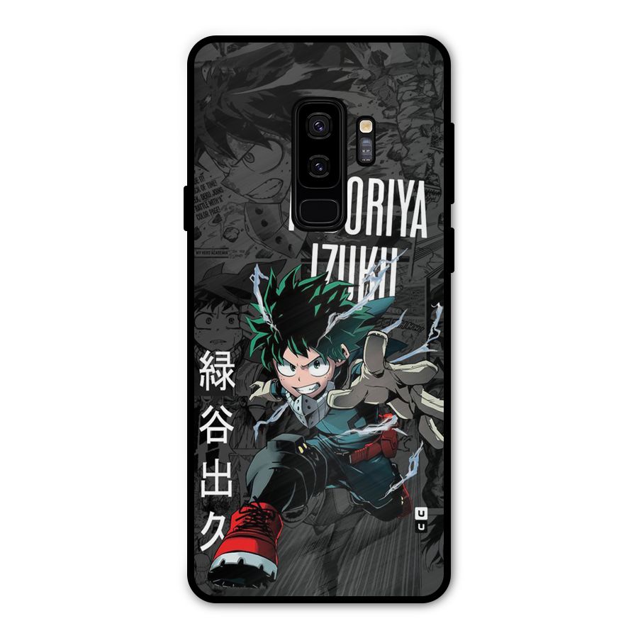 Young Midoriya Metal Back Case for Galaxy S9 Plus