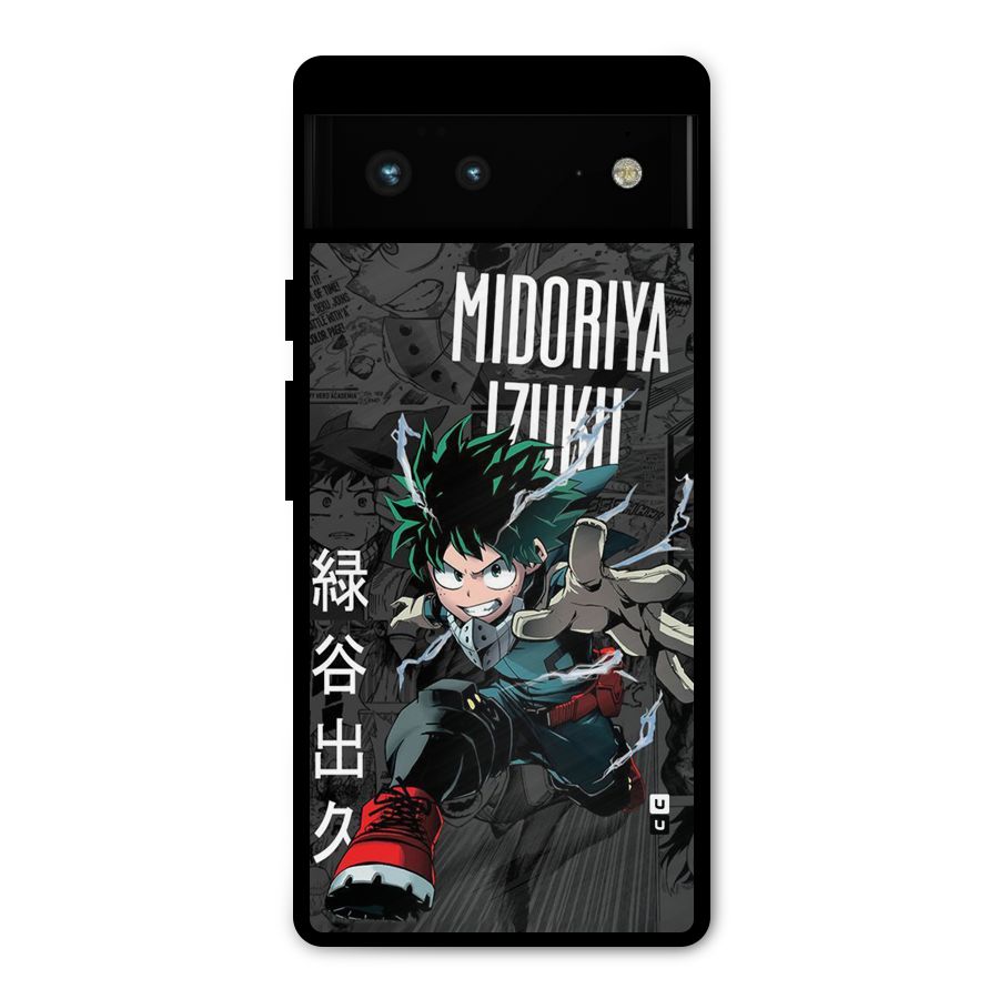 Young Midoriya Metal Back Case for Google Pixel 6