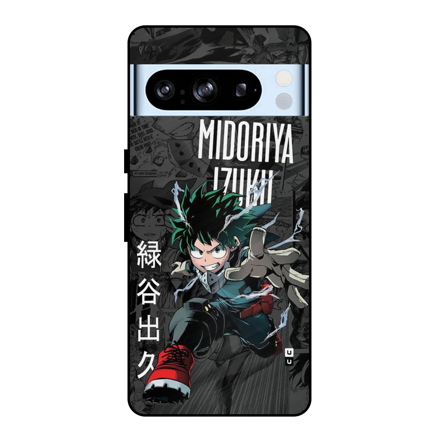 Young Midoriya Metal Back Case for Google Pixel 8 Pro