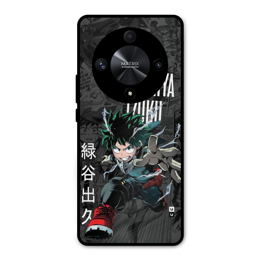 Young Midoriya Metal Back Case for Honor X9b