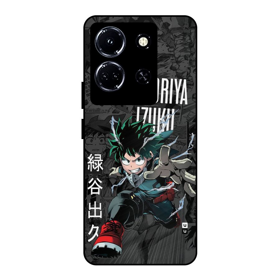 Young Midoriya Metal Back Case for Infinix Note 30 5G