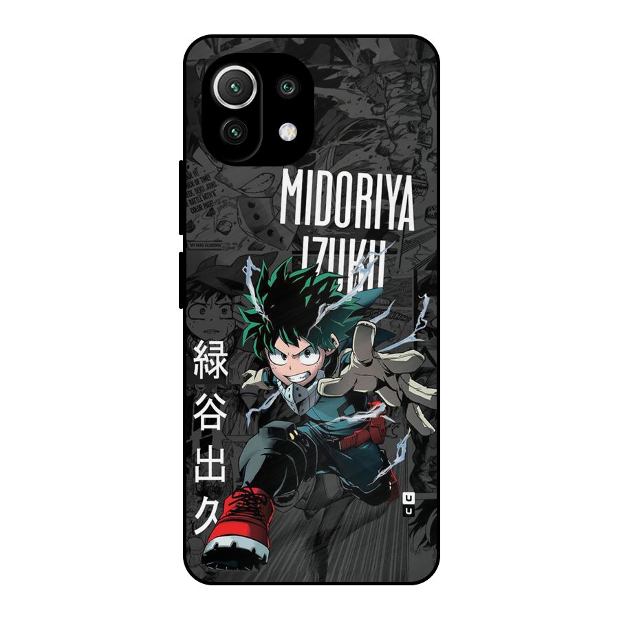 Young Midoriya Metal Back Case for Mi 11 Lite NE 5G