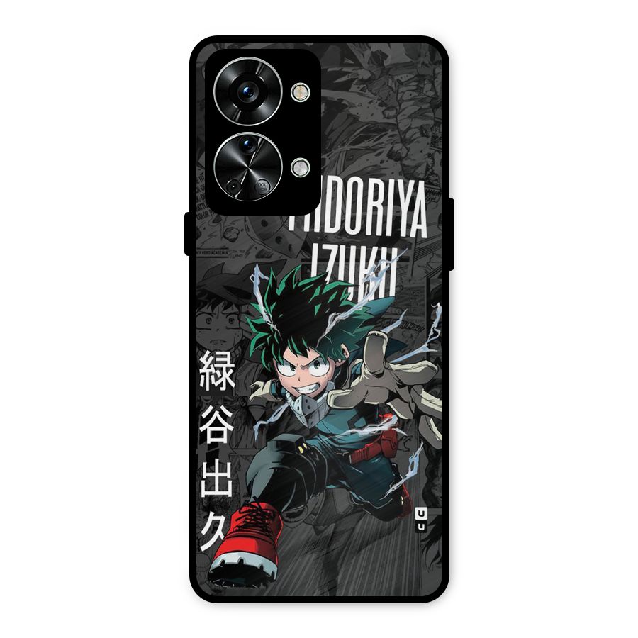 Young Midoriya Metal Back Case for OnePlus Nord 2T
