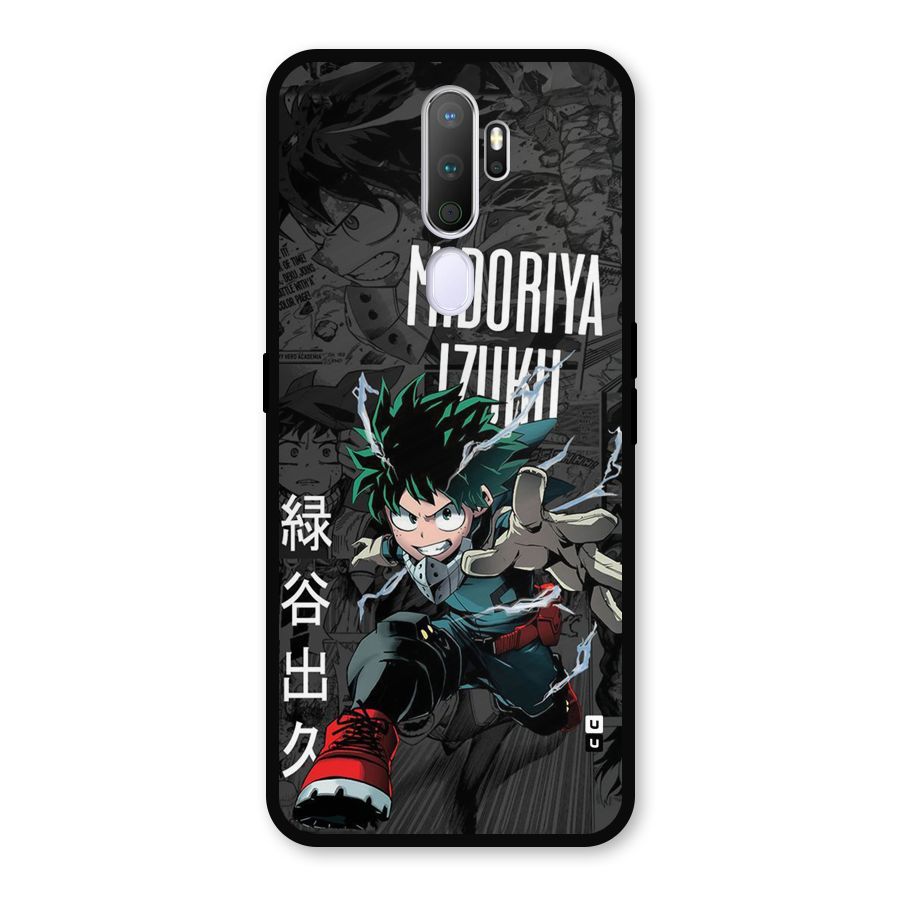 Young Midoriya Metal Back Case for Oppo A5 (2020)