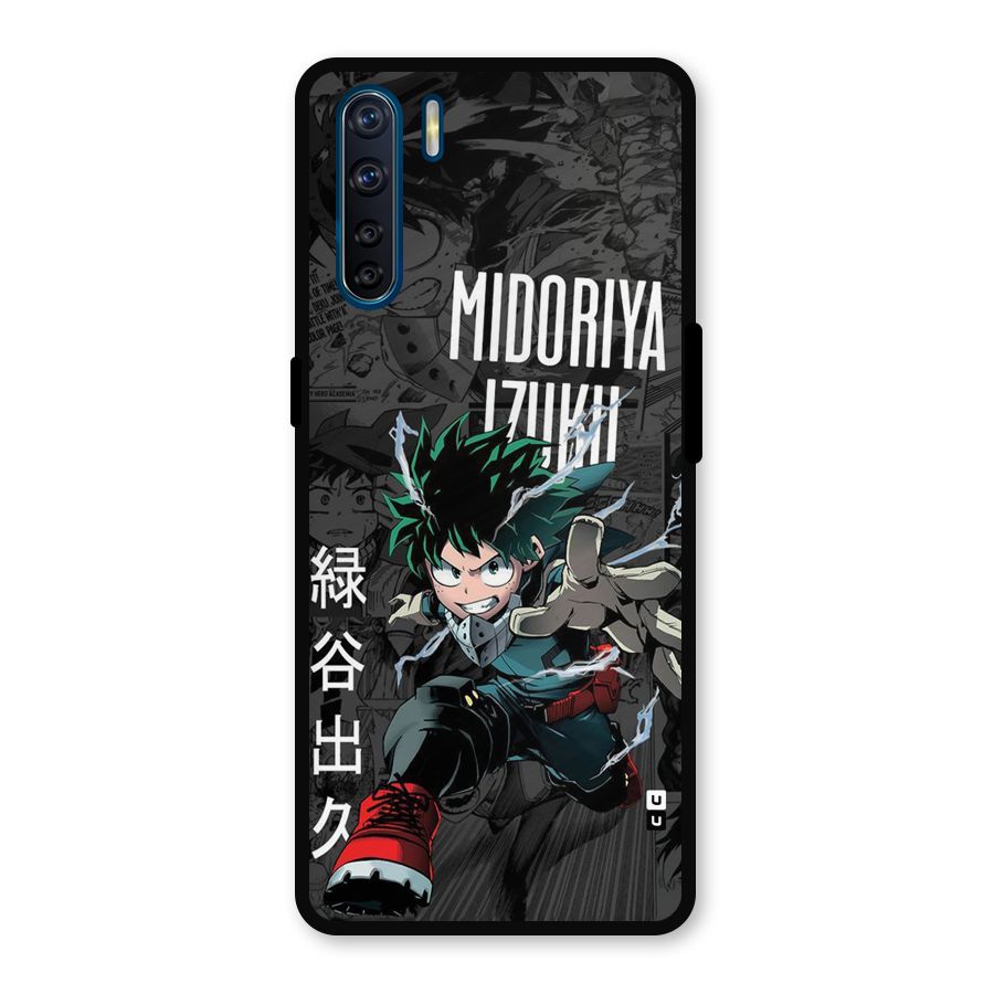 Young Midoriya Metal Back Case for Oppo F15