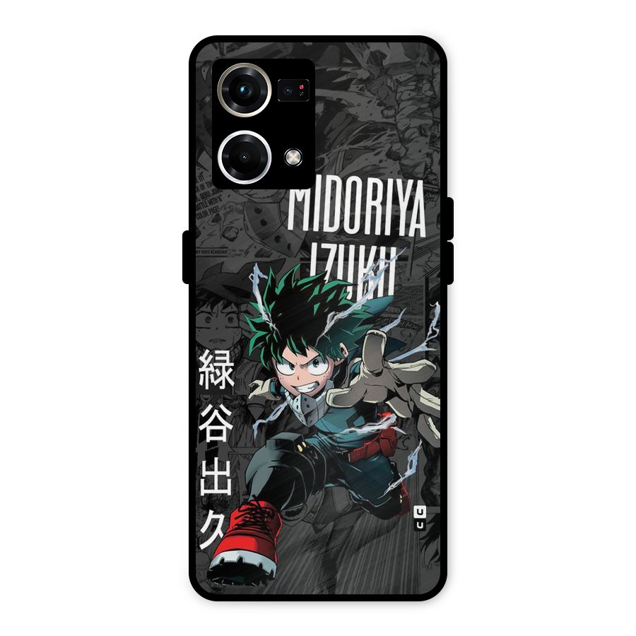 Young Midoriya Metal Back Case for Oppo F21s Pro 4G