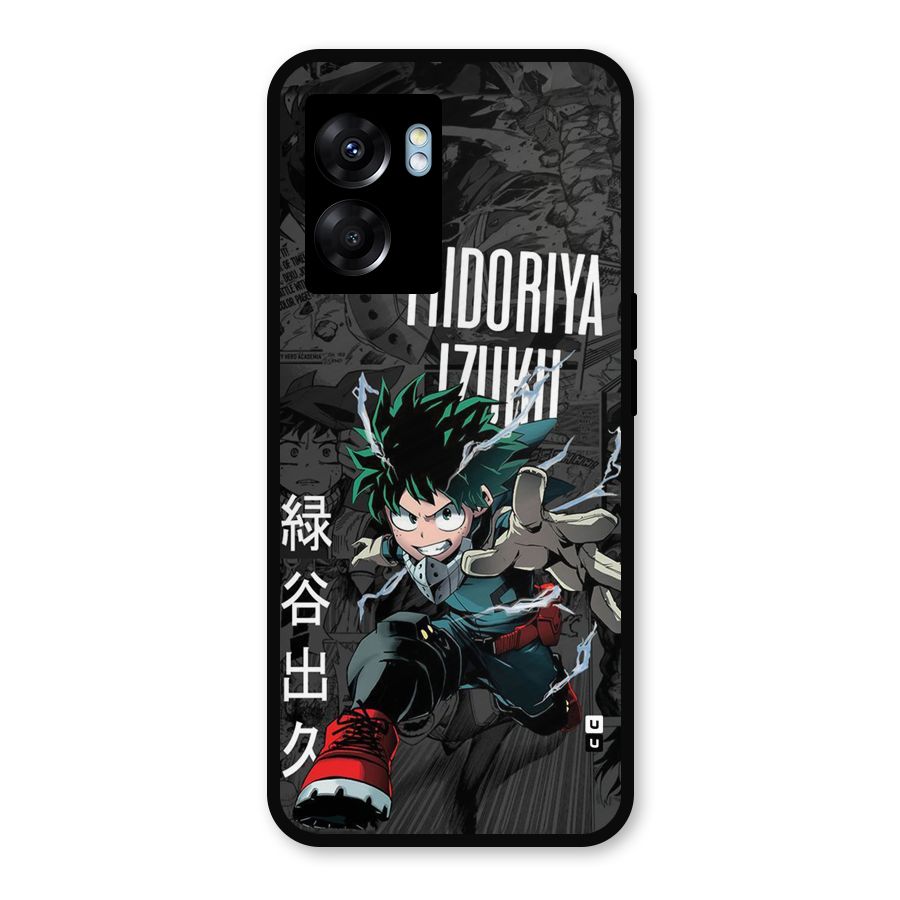 Young Midoriya Metal Back Case for Oppo K10 (5G)