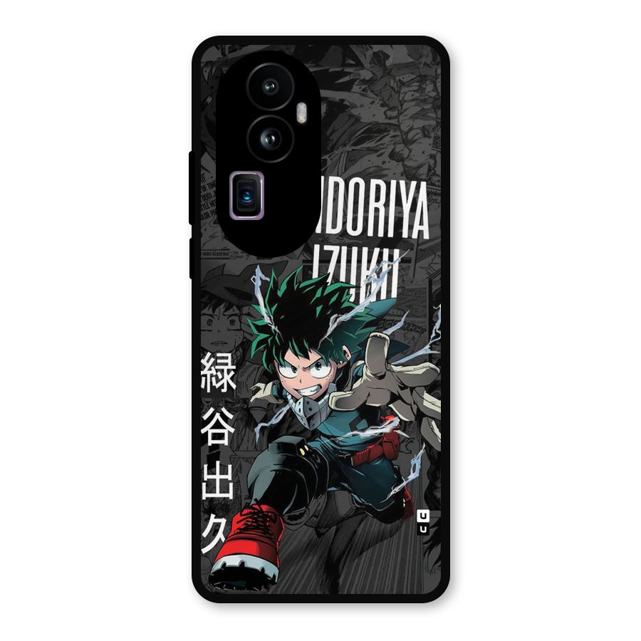 Young Midoriya Metal Back Case for Oppo Reno10 Pro Plus