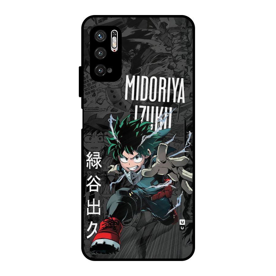 Young Midoriya Metal Back Case for Poco M3 Pro 5G