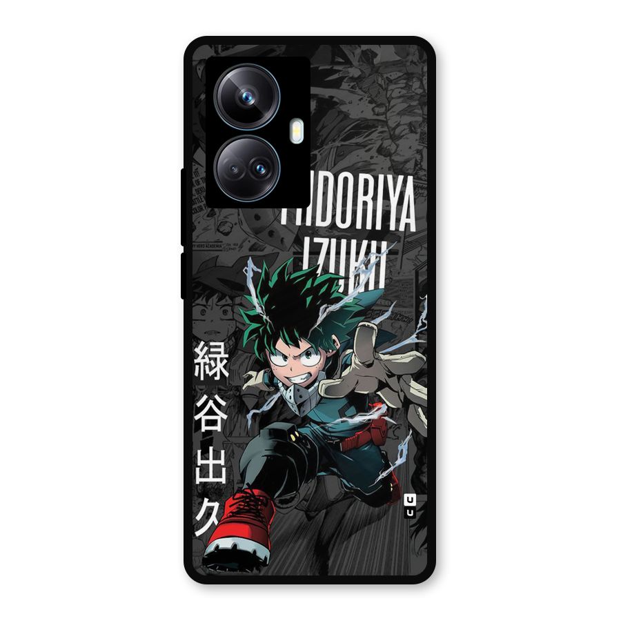 Young Midoriya Metal Back Case for Realme 10 Pro Plus