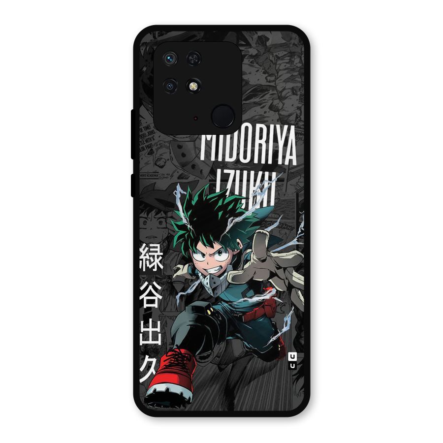 Young Midoriya Metal Back Case for Redmi 10 Power