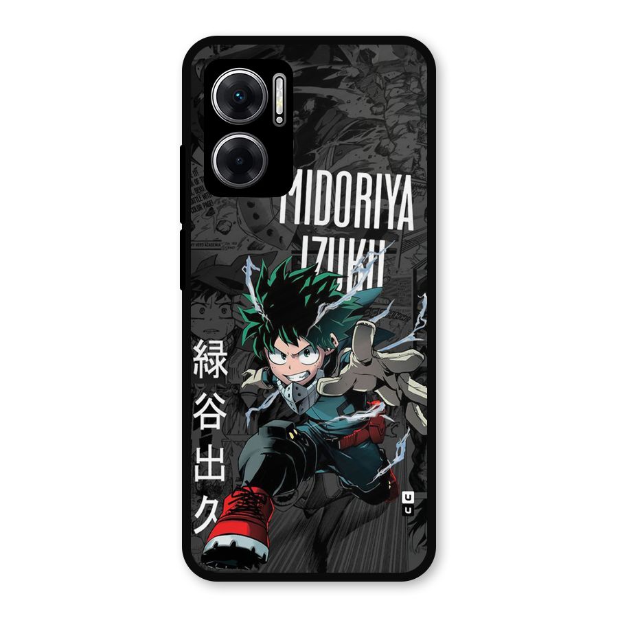 Young Midoriya Metal Back Case for Redmi 11 Prime 5G