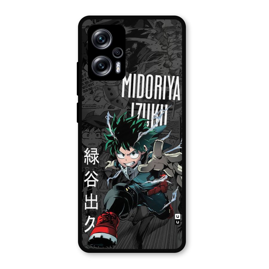 Young Midoriya Metal Back Case for Redmi K50i