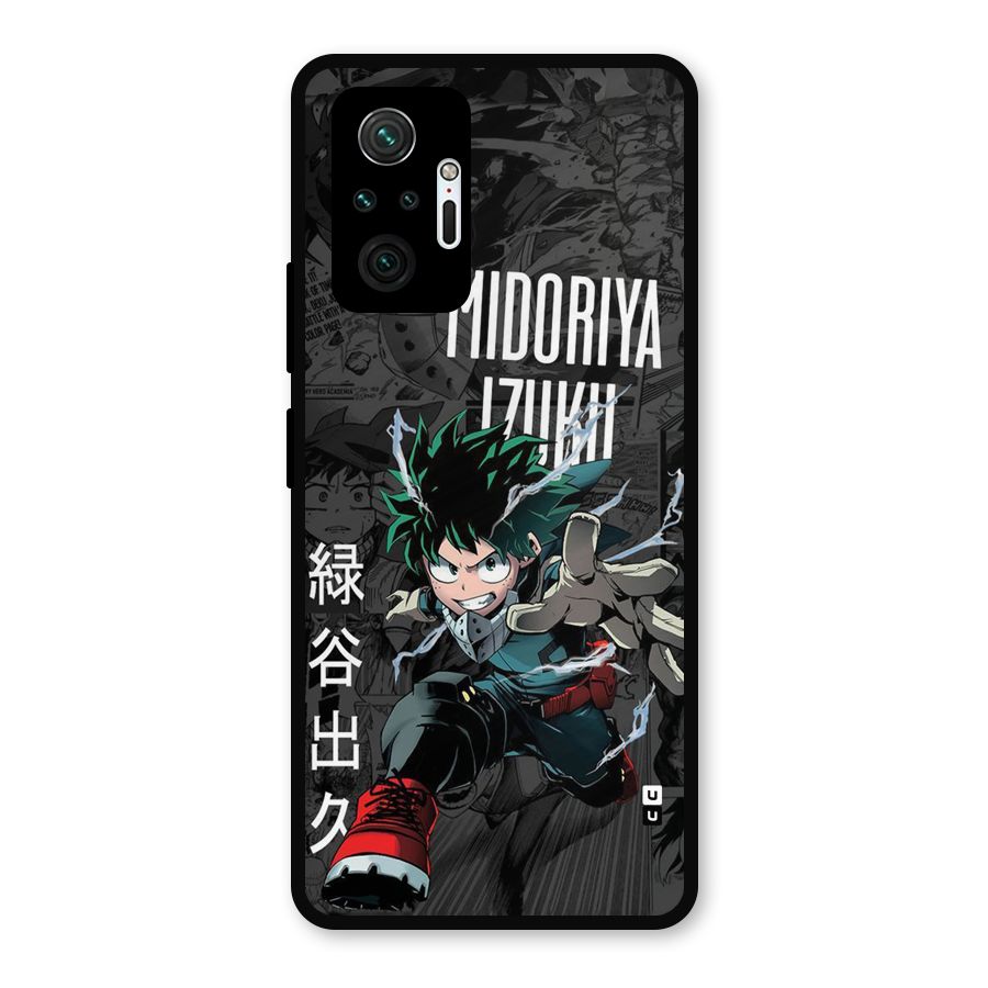 Young Midoriya Metal Back Case for Redmi Note 10 Pro