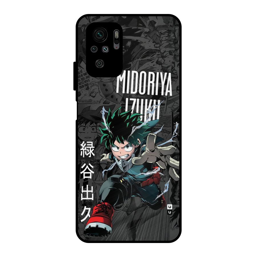 Young Midoriya Metal Back Case for Redmi Note 11 SE
