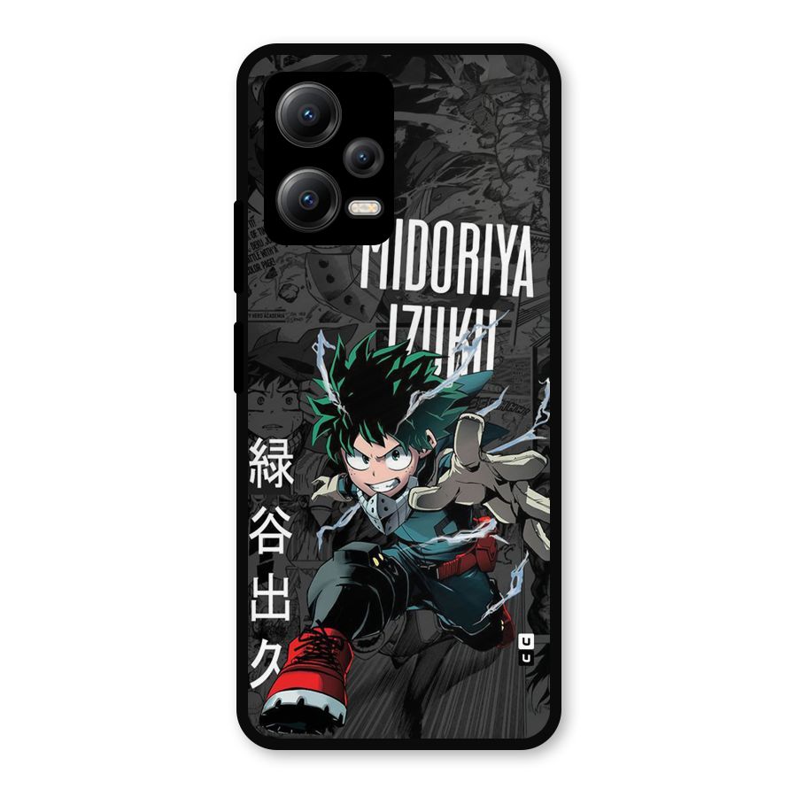 Young Midoriya Metal Back Case for Redmi Note 12 5G